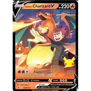 Pokemon Lance's Charizard V SWSH133  Promo 25th Anniversary
Mint Condition